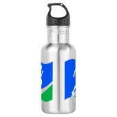 Blue Runner-Logo Waterfles (Achterkant)