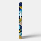 Blue Rust en Gold Chipping Paint iPad Case (Achterkant / Rechts)
