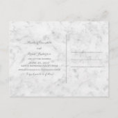 Blue Rustic Anchor Save the Date Briefkaart (Achterkant)