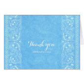 Blue Rustic Paisley Land Western - Hartelijk dank (Voorkant Horizontaal)