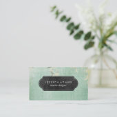 Blue Rustic  Professional Visitekaartje (Staand voorkant)