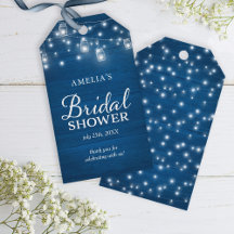 Blue Rustic Wood Mason Jars Lights Vrijgezellenfee