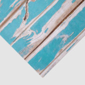 Blue Rustic Wood Tissuepapier (Detail)