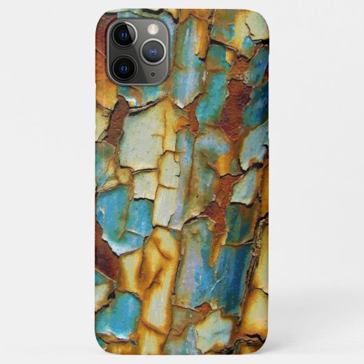 Blue Rusty Chipping Paint Case-Mate iPhone Case (Achterkant)