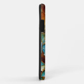 Blue Rusty Chipping Paint iPhone 5 hoesje (Achterkant/rechts)