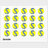 Blue S Snake stickers (Vel)