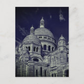 Blue Sacre Coeur Parijs Europa Reizen Briefkaart (Voorkant)