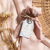 Blue Safari Toile de Jouy Baby Shower  Cadeaulabel