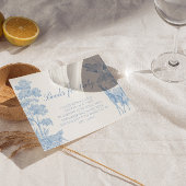 Blue Safari Toile de Jouy Books for Baby  Informatiekaartje