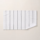 Blue Sailboat Nautical Badhanddoek Set Bad Handdoek (Handdoek)