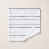 Blue Sailboat Nautical Shiplap Bath Towel Set Bad Handdoek (Wasdoekje)