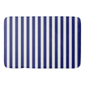 Blue Sailor Stripe (kleinschalig) Badmat (Voorkant)