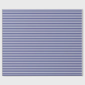 Blue Sailor Stripe (kleinschalig) Cadeaupapier (Vlak)