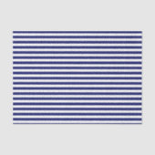 Blue Sailor Stripe (kleinschalig) Tissuepapier (Voorkant)