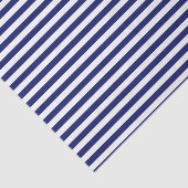 Blue Sailor Stripe (kleinschalig) Tissuepapier (Detail)