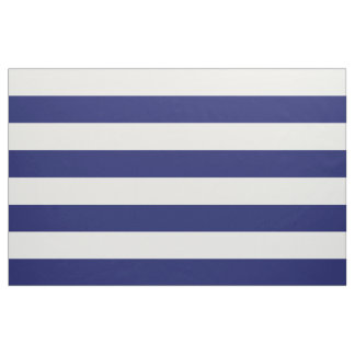 Blue Sailor Stripe (op grote schaal) Stof