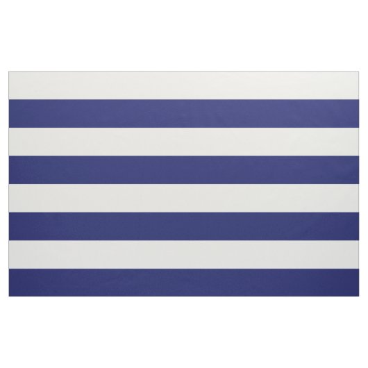 Blue Sailor Stripe (op grote schaal) Stof (Fat Quarter)