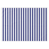 Blue Sailor Stripe (op grote schaal) Tafelkleed (Voorkant (Horizontaal))
