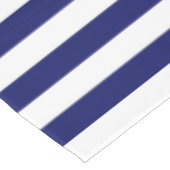 Blue Sailor Stripe (op grote schaal) Tafelkleed (Gekanteld)