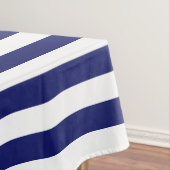 Blue Sailor Stripe (op grote schaal) Tafelkleed (Voorbeeld)