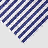 Blue Sailor Stripe (op grote schaal) Tissuepapier (Detail)