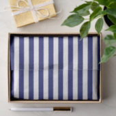 Blue Sailor Stripe (op grote schaal) Tissuepapier (Geschenk)