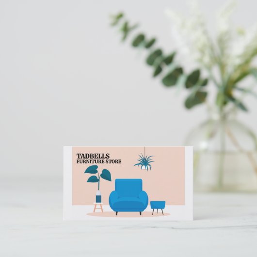 Blue Salon - Meubelwinkel Verkoop Visitekaartje (Staand voorkant)