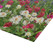 Blue Salvia en Zinnia Garden Floral Snijplank (Hoek)