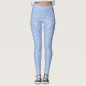 Blue Same Komon (haaienhuid) Leggings (Voorkant)