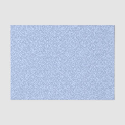 Blue Same Komon (kleinschalig) Tissuepapier (Voorkant)