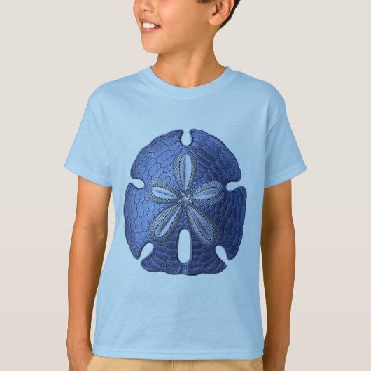 Blue Sand Dollar T-shirt (Voorkant)