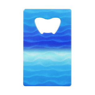 Blue Sand Dunes Abstract Creditkaart Flessenopener