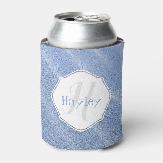 Blue Sand Ripples - Aangepaste koeler (Blikje Voorkant)