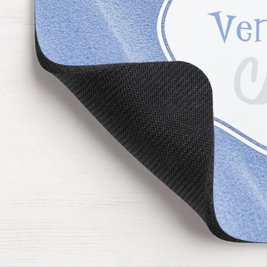 Blue Sand Ripples - Aangepaste Muismat (Hoek)