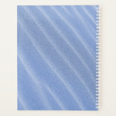 Blue Sand Ripples - Aangepaste planner (Achterkant)