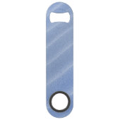 Blue Sand Ripples - Aangepaste stalen flesopening Speed Flessenopener (Achterkant)