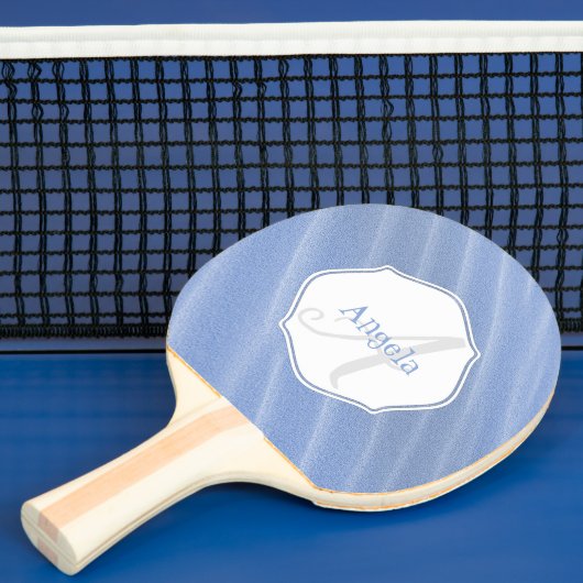 Blue Sand Ripples Personalized Ping Pong Paddle Tafeltennisbatje (Insitu)