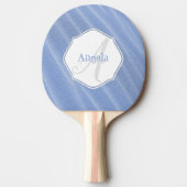 Blue Sand Ripples Personalized Ping Pong Paddle Tafeltennisbatje (Voorkant)
