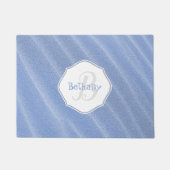 Blue Sand Ripples - Persoonlijke deurmat (Voorkant)