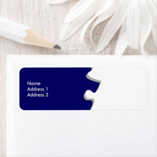 Blue Sandstone Puzzle Label (Insitu)