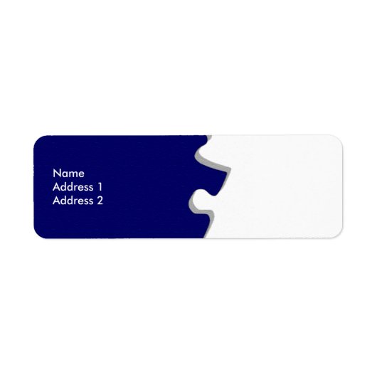 Blue Sandstone Puzzle Label (Voorkant)