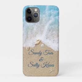Blue Sandy Toes Salty Kisses Case-Mate iPhone Case