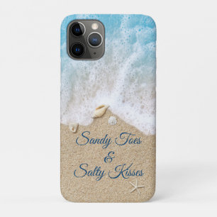 Blue Sandy Toes Salty Kisses Case-Mate iPhone Case