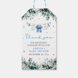 Blue Santa Baby Christmas Clothesline Baby shower Cadeaulabel