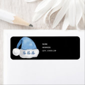 Blue Santa Hat/Ho Ho Ho Etiket (Insitu)