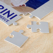 Blue Santorini, Griekenland - Uitzicht uit Oia Legpuzzel (Zijkant)