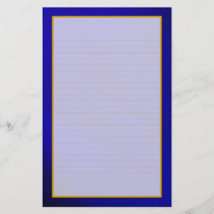 Blue Saphire Fine Lined Stationery Briefpapier