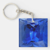 Blue Sapphire 1 Sleutelhanger (Voorkant)