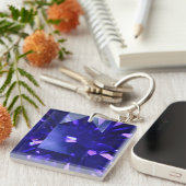 Blue Sapphire 2 Sleutelhanger (Voorkant Rechts)