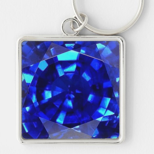 Blue Sapphire 3 Sleutelhanger (Voorkant)